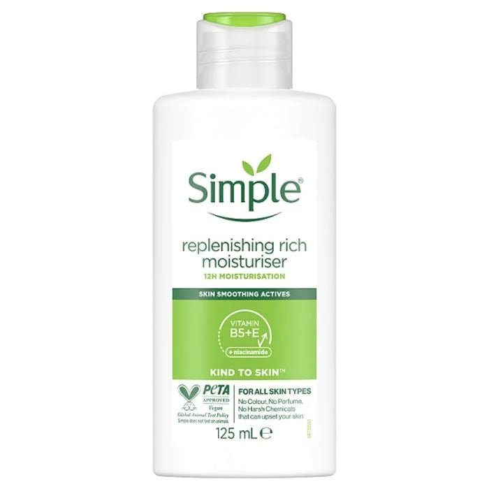 Simple Kind To Skin Replenishing Rich Moisturizer 125ml