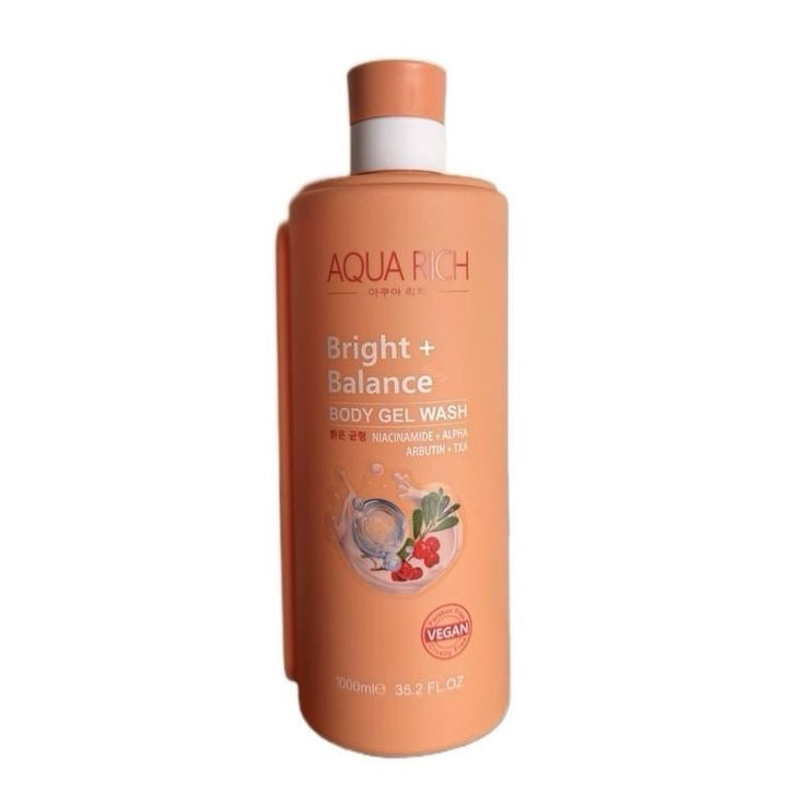 Aqua Rich Bright + Balance Body Gel Wash 1000ml
