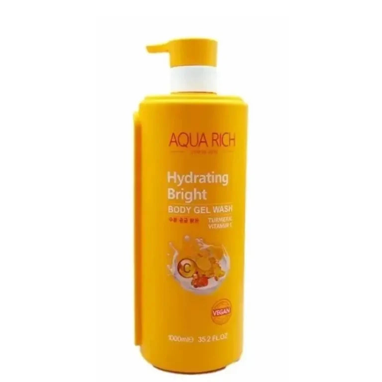 Aqua Rich Hydrating Bright Body Gel Wash 1000ml