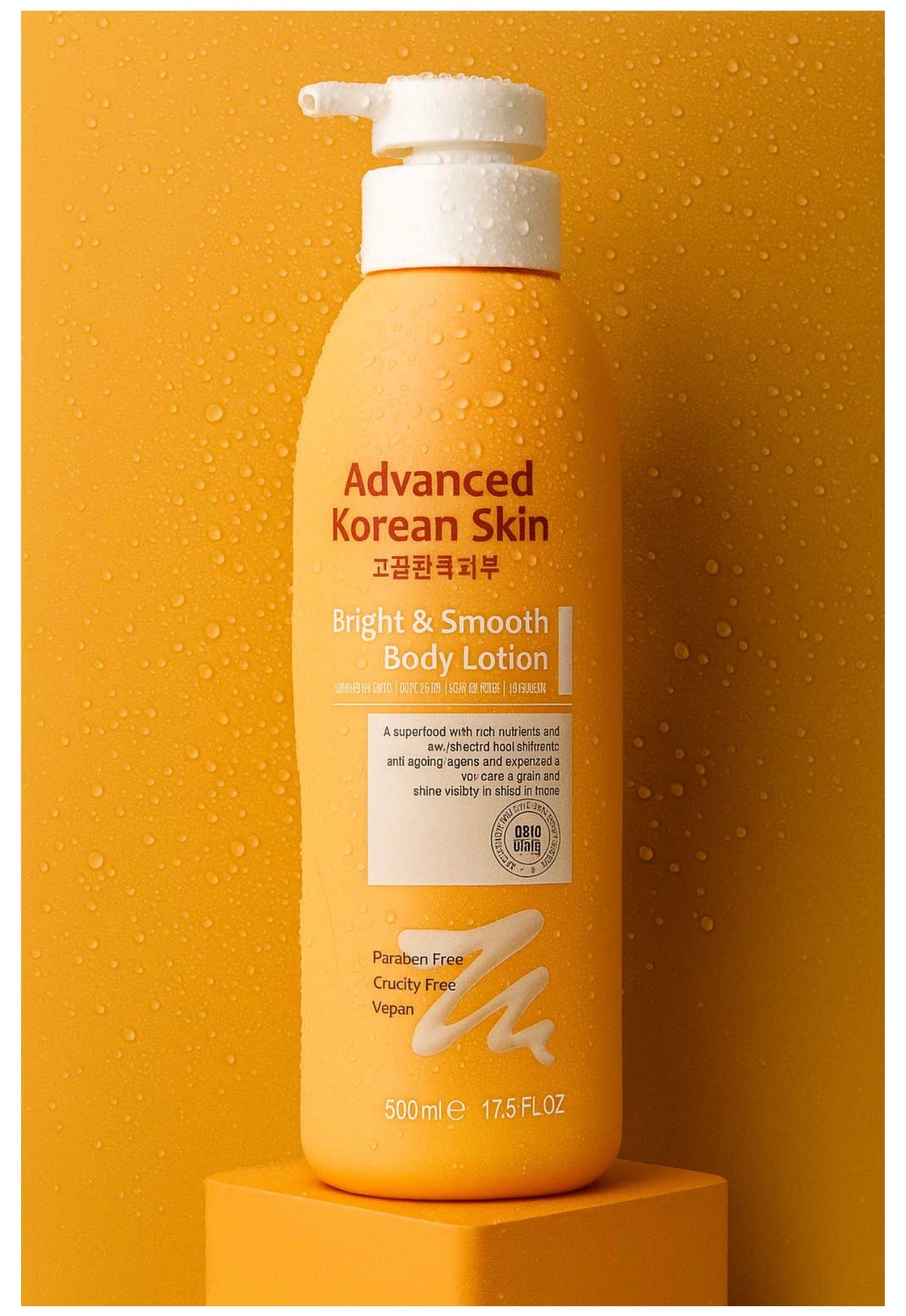 Advanced Korean Skin Bright & Smooth Body Lotion 500ml