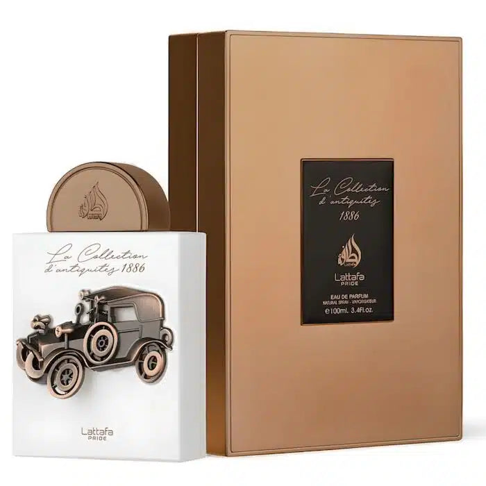 Lattafa Pride La Collection D’Antiquities 1886 Vintage Car EDP 100ml UNISEX (Package may vary)