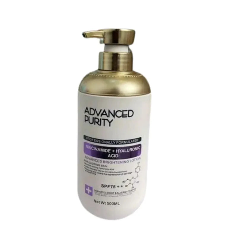Advanced Purity Niacinamide + Hyaluronic Acid Advanced Brightening Lotion 500ml (SPF 75++)
