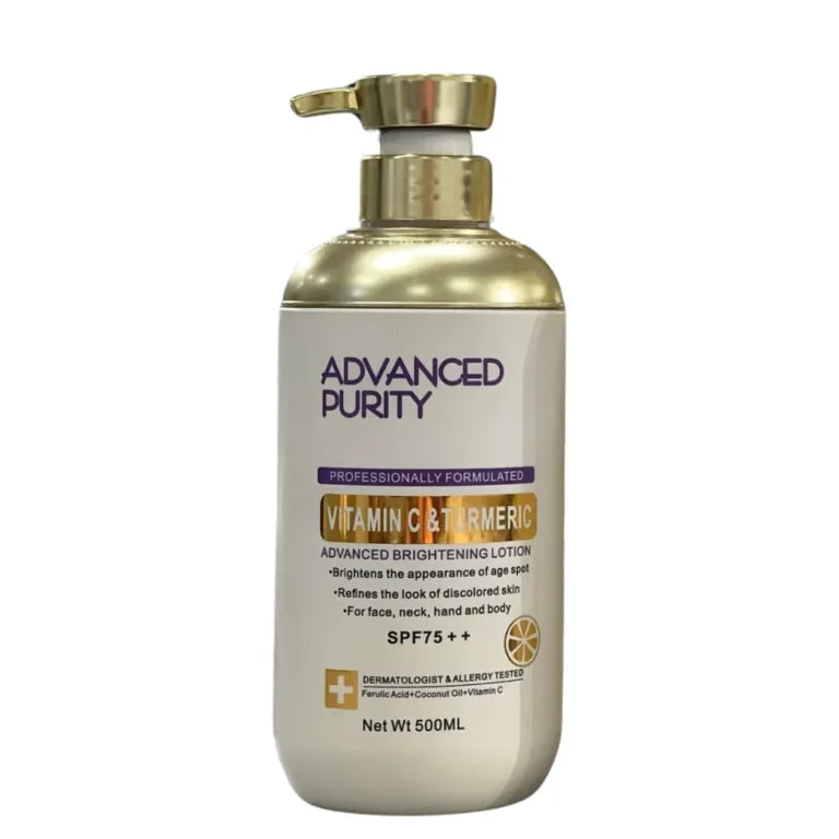 Advanced Purity Vitamin C & Turmeric Advanced Brightening Lotion 500ml (SPF 75++)