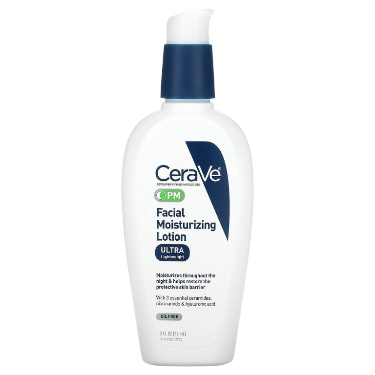Cerave PM FAcial moisturizing lotion (Ultra lightweight) US 3 FL 0Z [89ml]