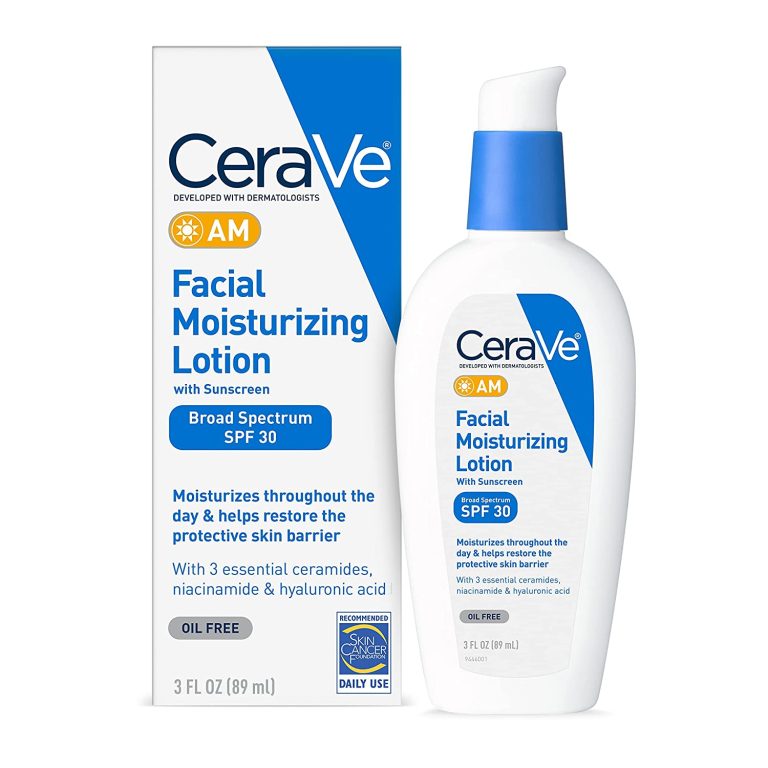 Cerave AM FAcial moisturizing lotion with sunscreen US (Broad Spectrum spf 30) 3 FL 0Z [89ml]